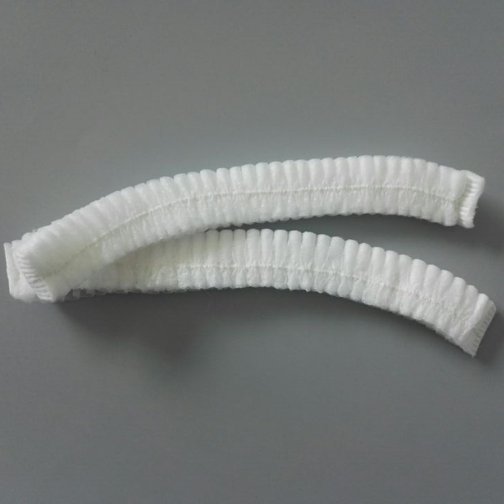 Clean Room Disposable White Nonwoven Bouffant Cap
