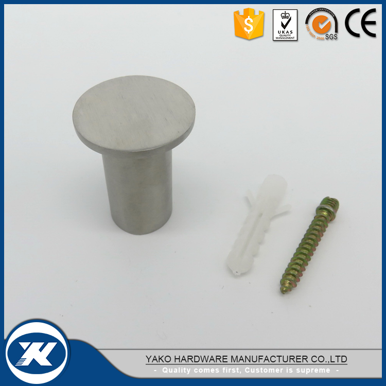 Mushroom Shape Stainless Steel Screw Type Cloth Hook Coat Towel Holder Hanger