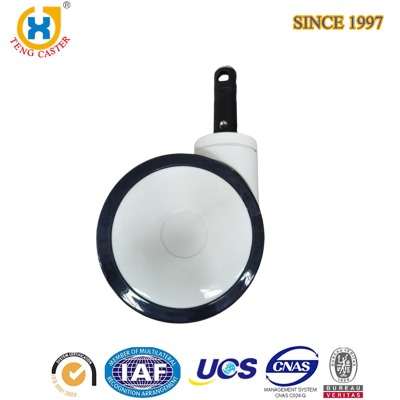 5 Inch Double Wheel Silent Medical Caster for Hospital Equipment with Lock