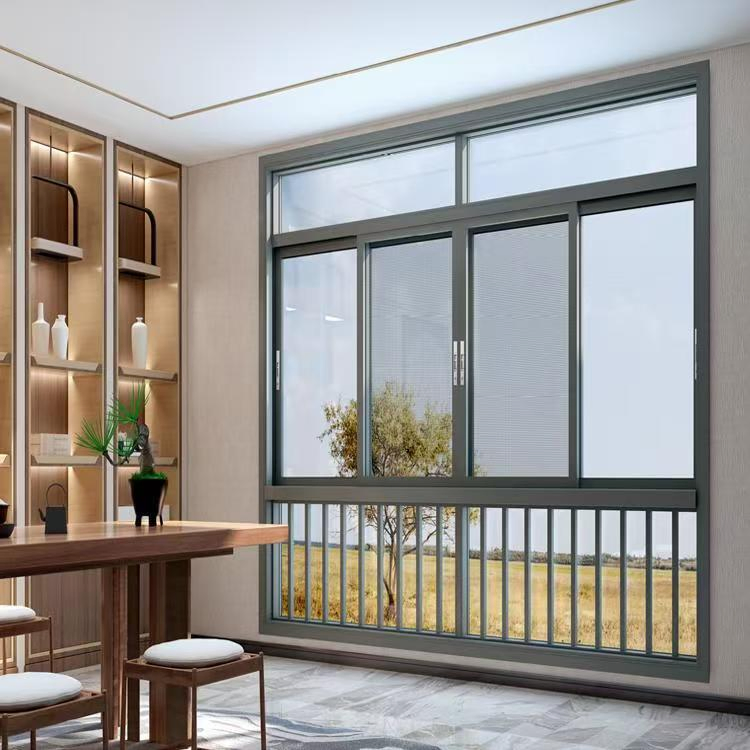 Customized Energy-Efficient Aluminum Glass Sliding Windows with Screens