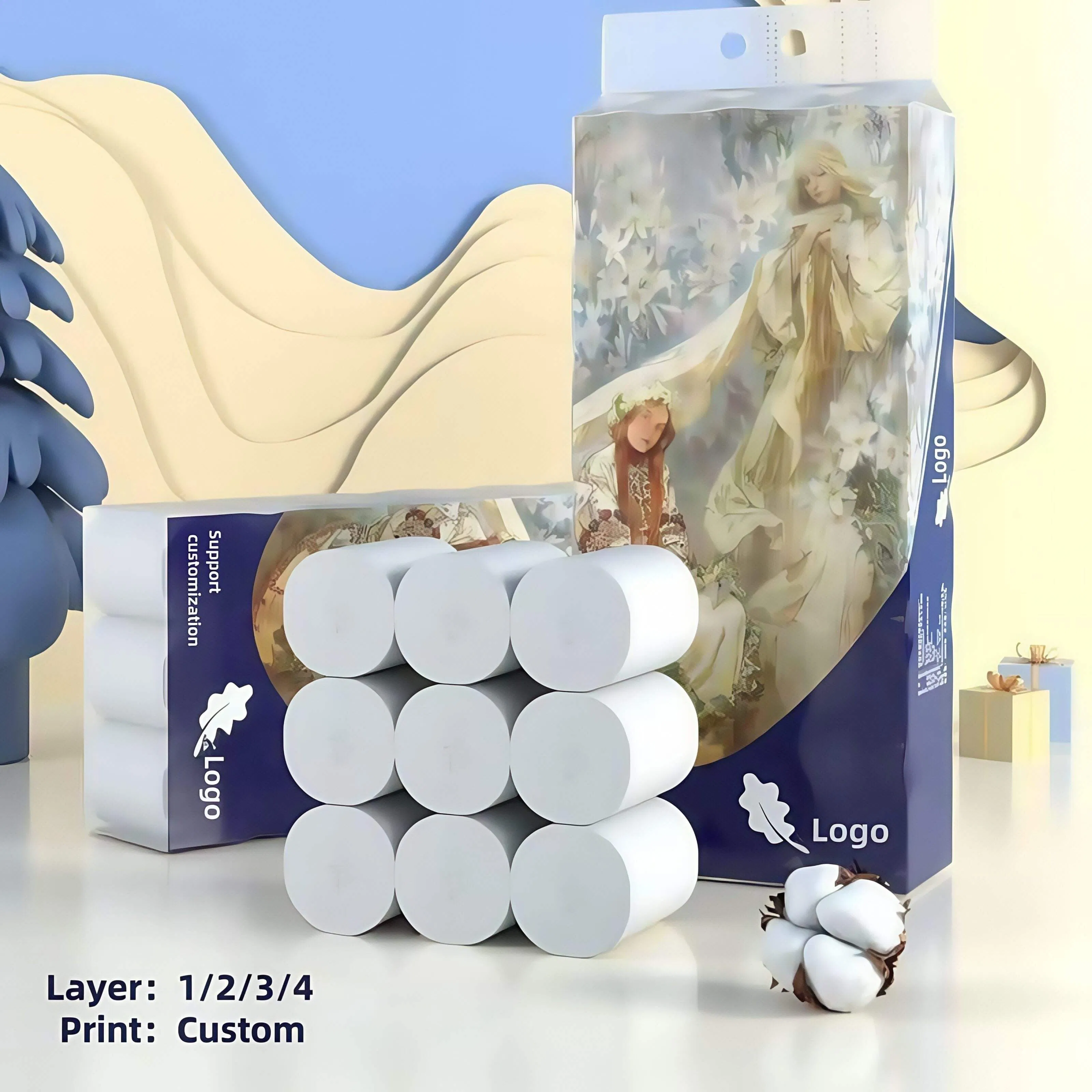 High-Quality Eco-Friendly Bathroom Tissue for Hotels and Homes