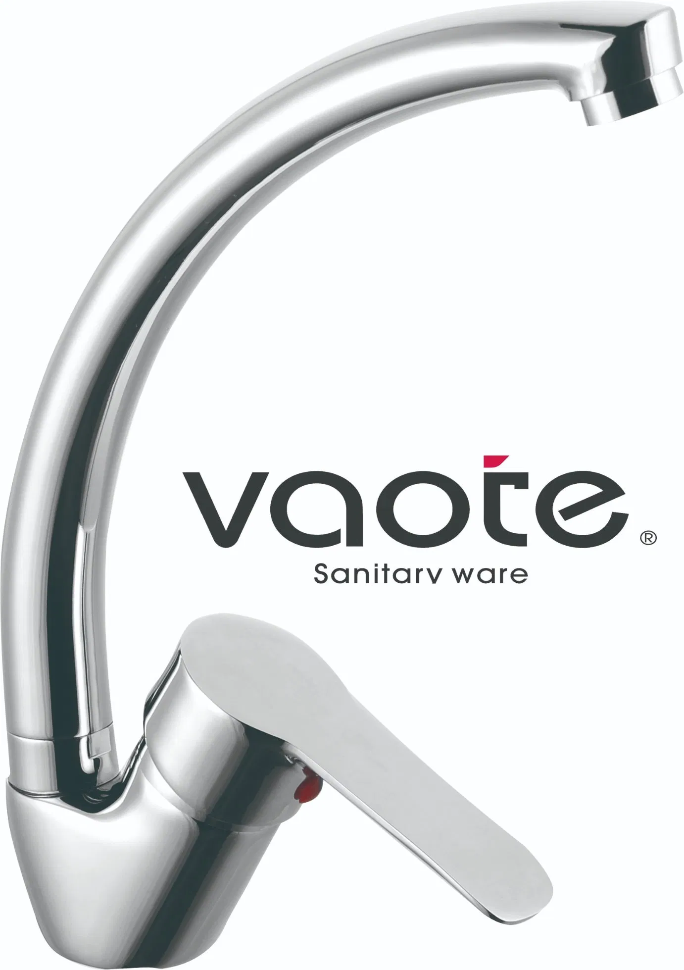 Brass Single Lever Faucet Kitchen Taps Contemporary Kitchen Mixer (VT 17106)