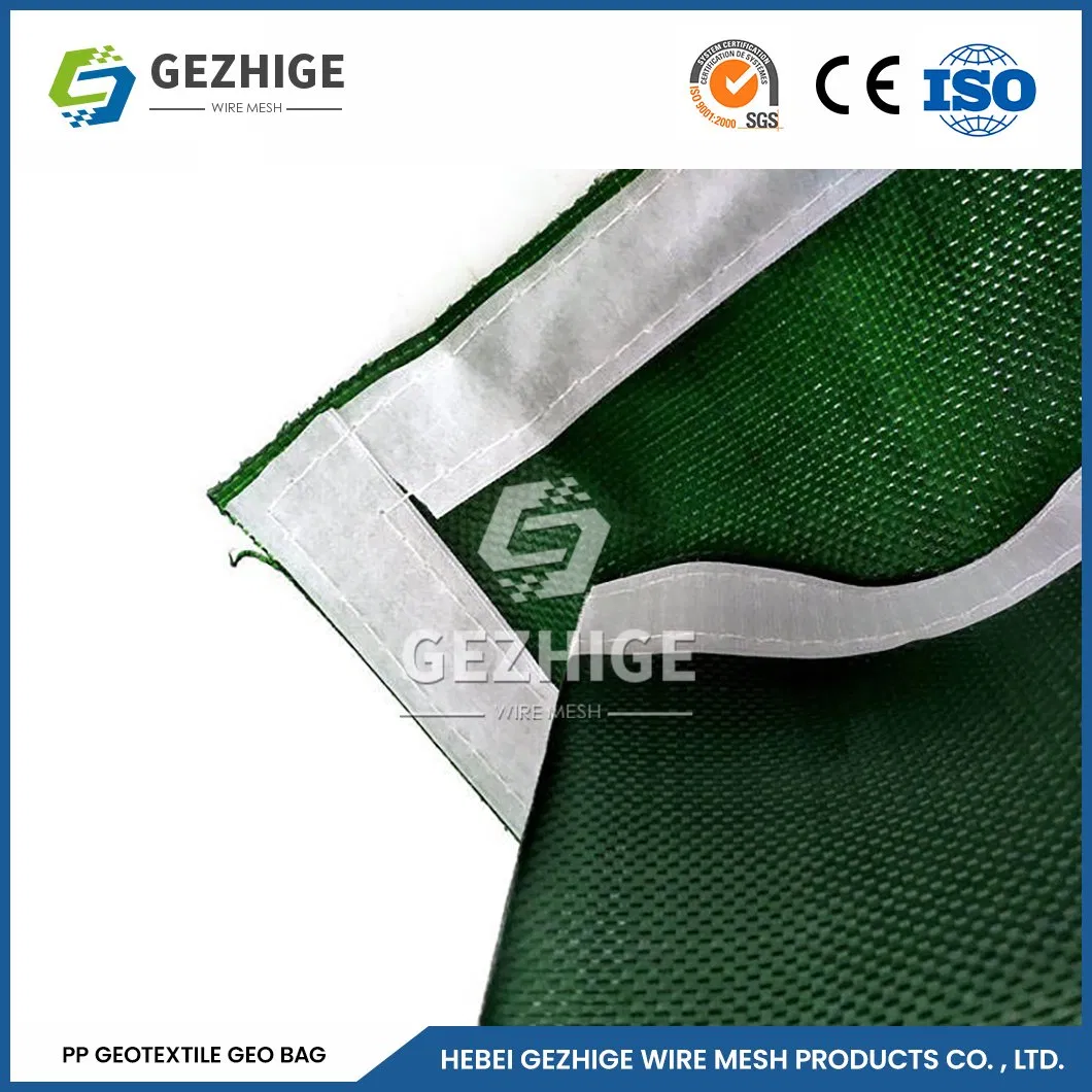 Gezhige 3.0-4.0mm Selvedge Wire Thickness Plastic Coated Gabion Net Manufacturing 2.0*0.5*0.5 M Galvanized Gabion Basket China Green Plastic Gabion Bag