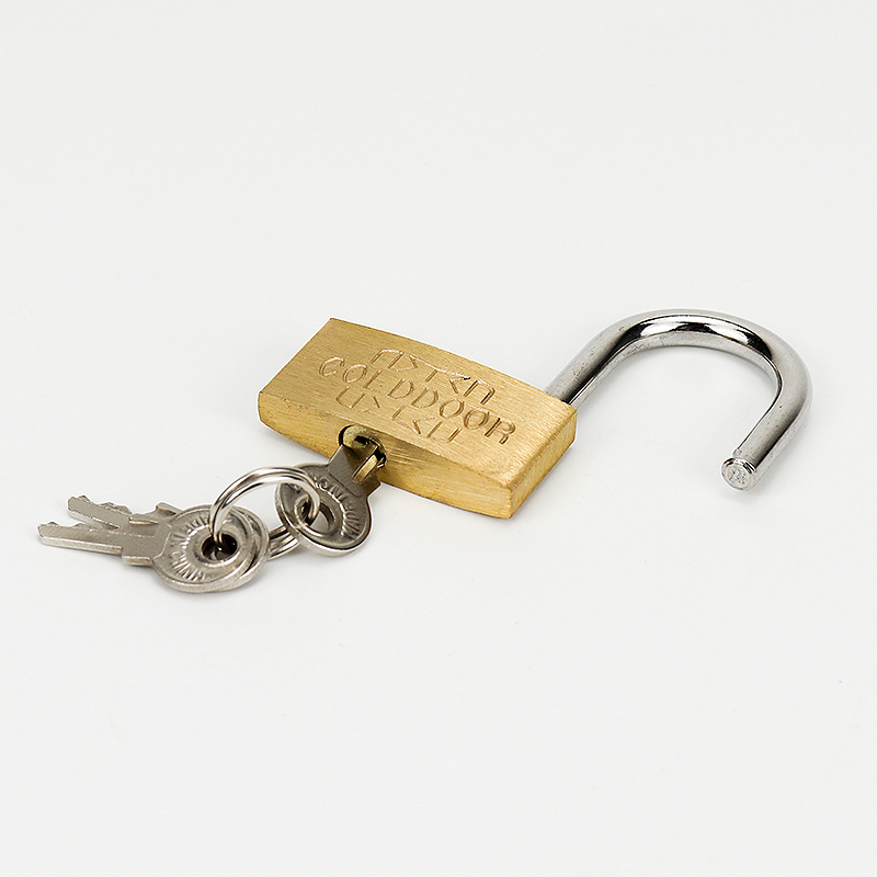 Wholesale New Full Copper Lock Core Security Solid Hardened Brass Padlock Key Card Mounted Copper Lock
