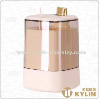 Low Price Press Type Automatic Toothpick Holder Plastic Toothpick Dispenser