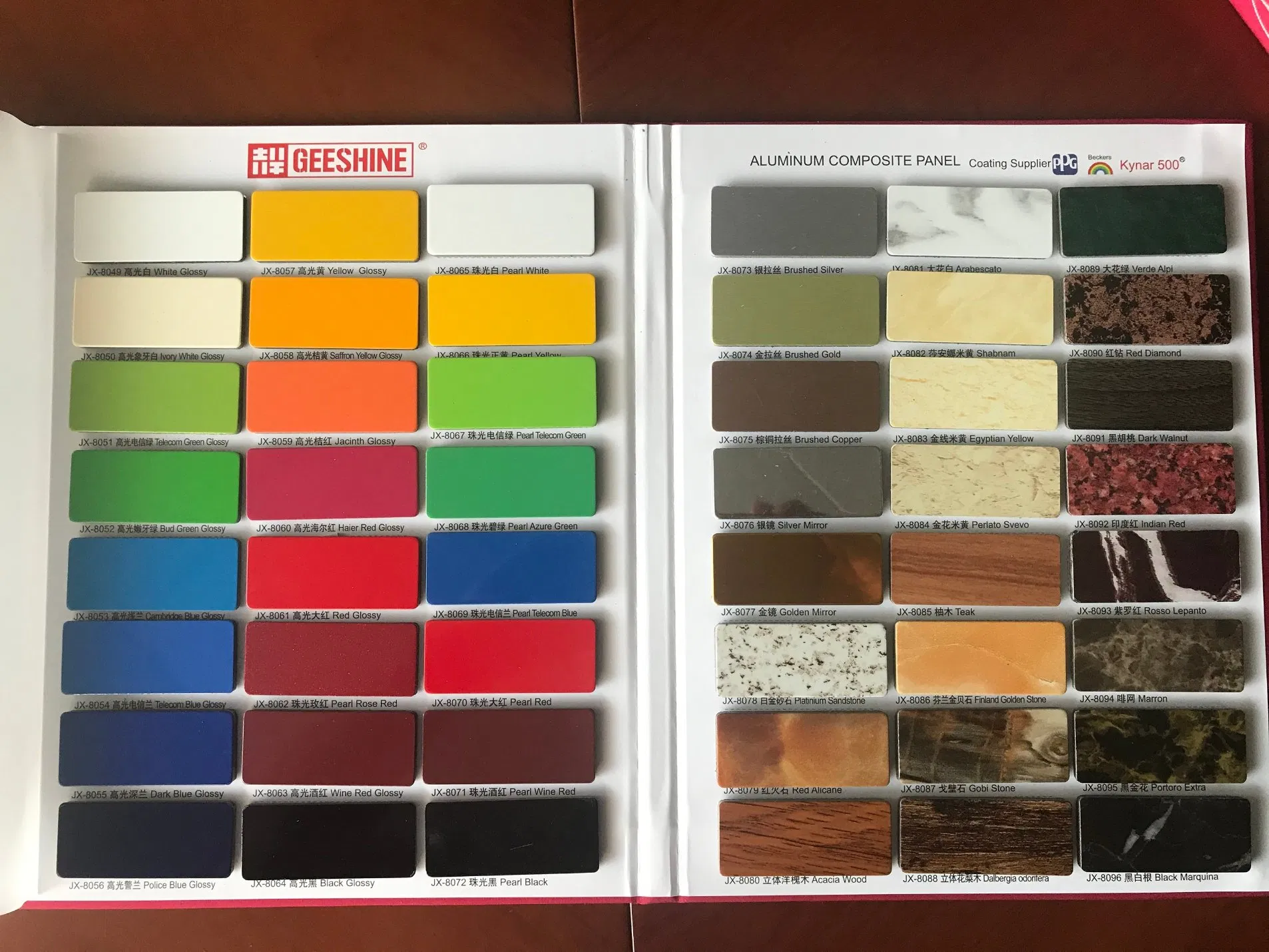 Different High Glossy Colors Indoor Use Wall Decotation Aluminum Composite Panel/ACP