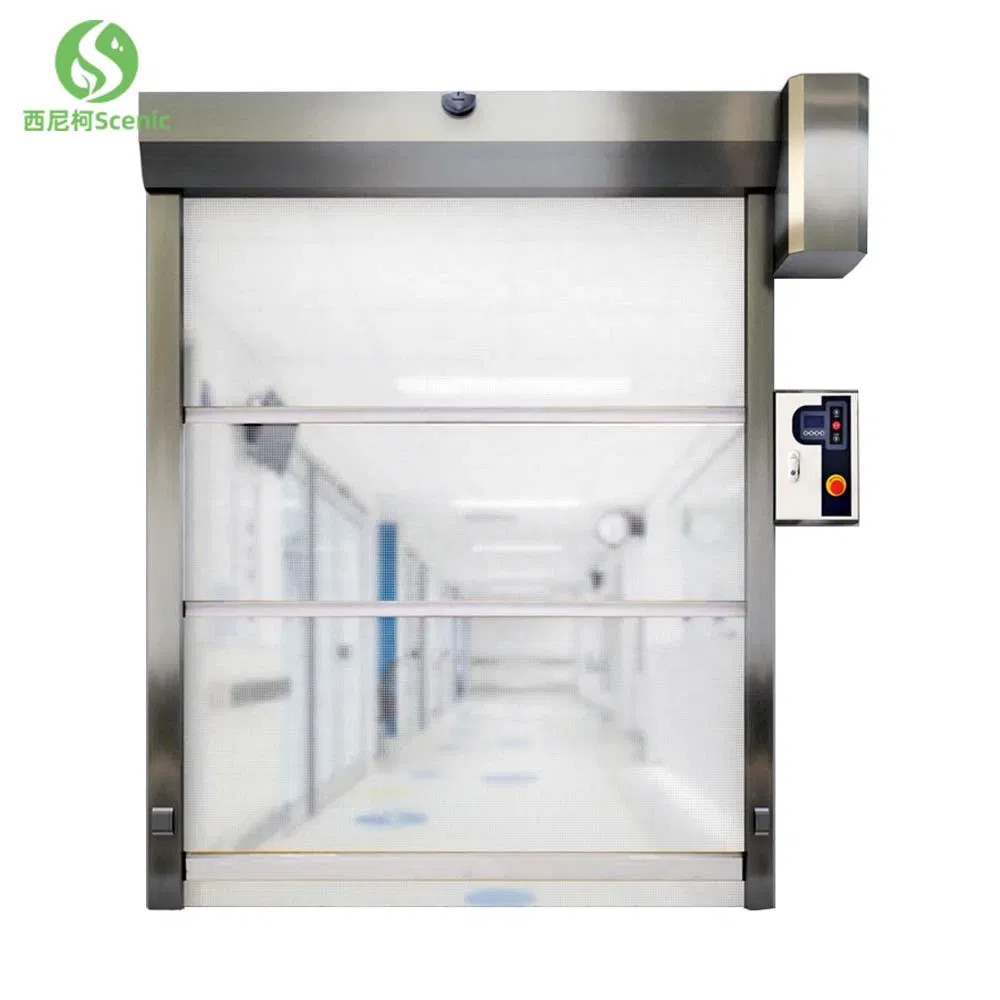 Factory PVC Automatic High Speed Industry Fireproof Roller Door