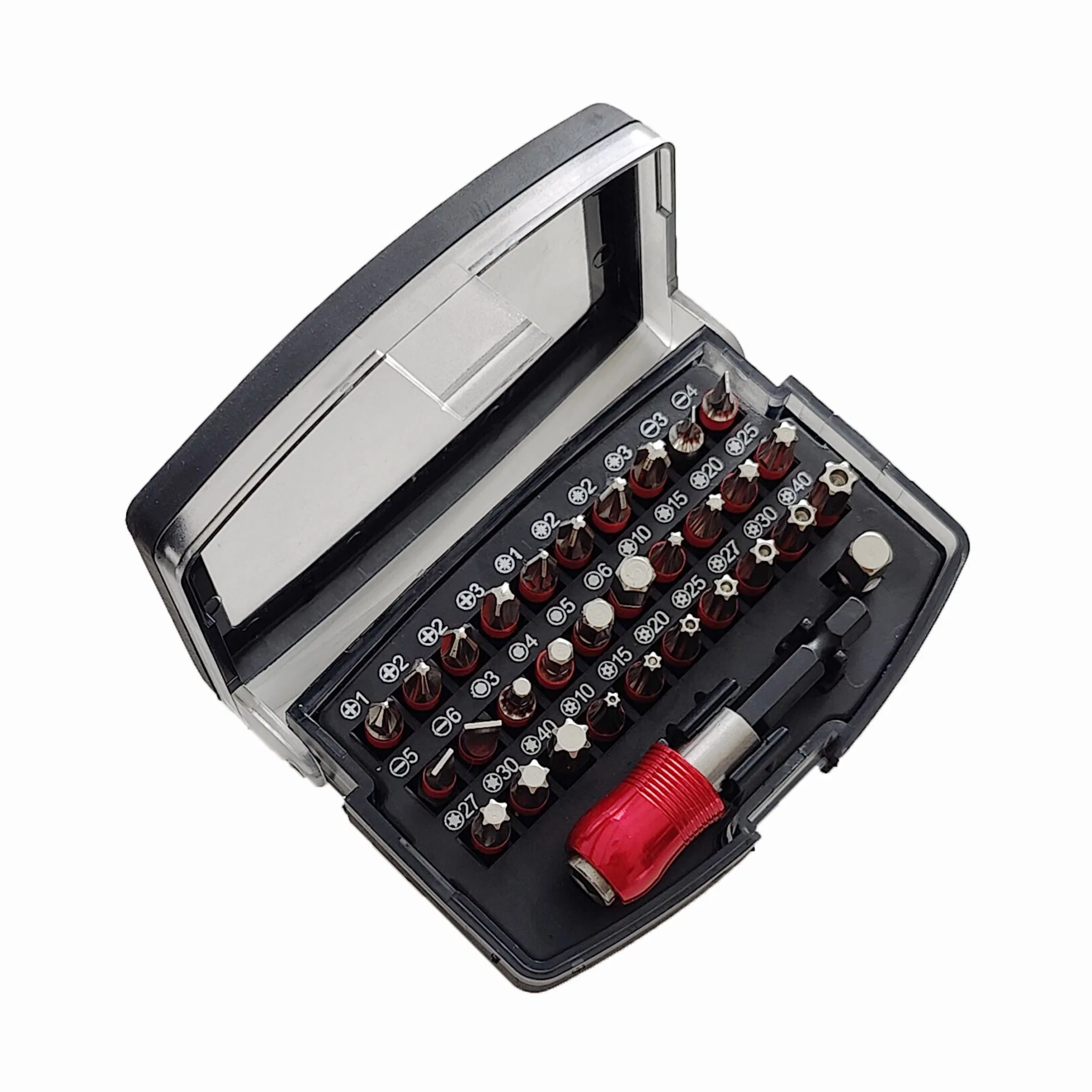 Comprehensive 32PCS Sandblasted Impact Bit Screwdriver Bit Set