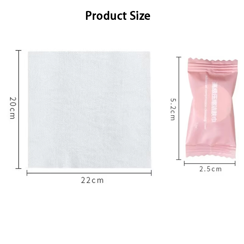 Factory Custom Compressed Cotton Tissue Home Hotel Disposable Cotton Face Towel