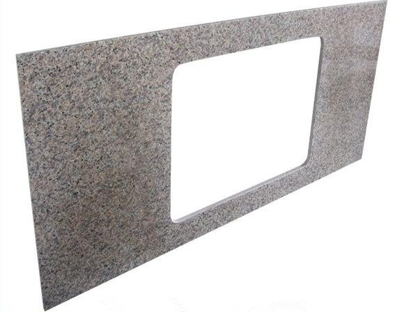 Natural Stone polished/honed/antique/leather  Tiger Skin Red Granite Vanity Top for interiors/indoor decoration