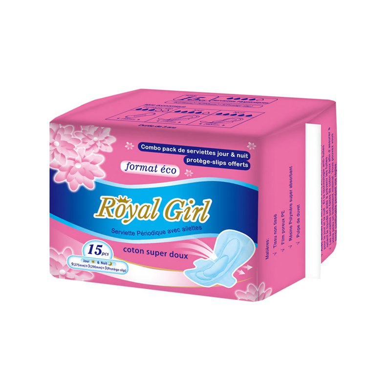 Good Quality Ultra Thin Pure Cotton Ladies Sanitary Napkin Pads for Women