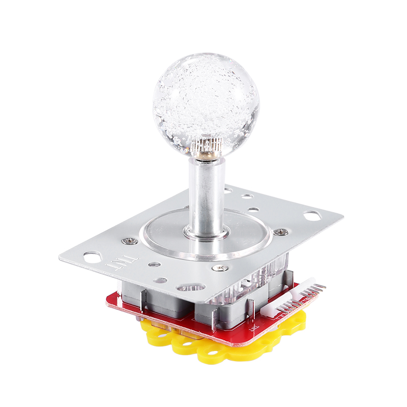 TNT Colorful Lights Round Crystal Balltop Rocker Arcade Game Joystick Joy Stick