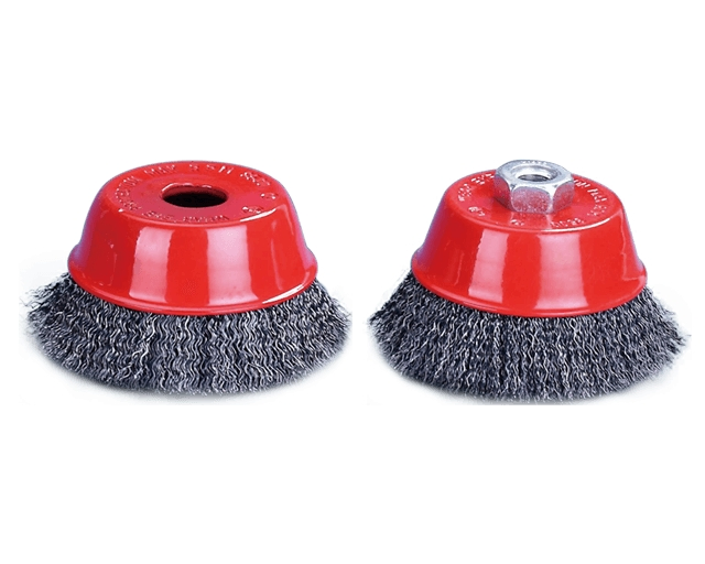 High Speed Crimped Wire Cup Brushes for Metal Cleaning