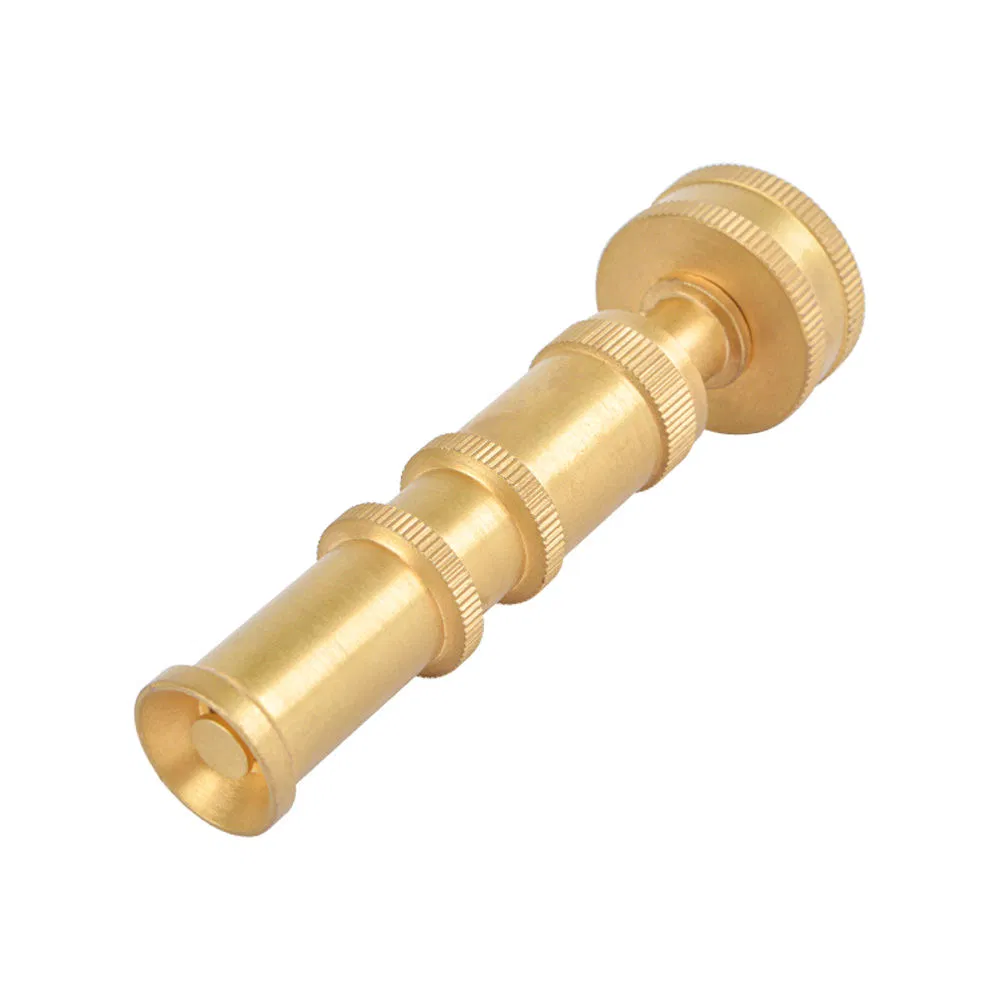 Adjustable Twist Pressure Sprayer Brass Garden Hose Nozzle
