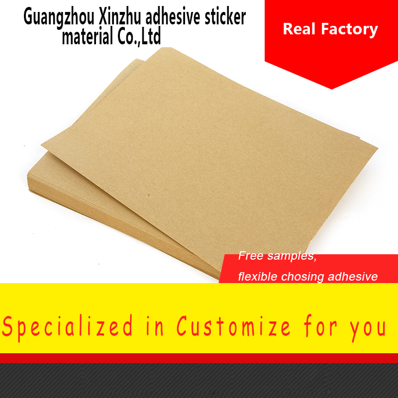 Factory Direct Sell A4 Size Self-Adhesive Glossy Laser Inkjet Supermarket Price Adhesive Label Sticker
