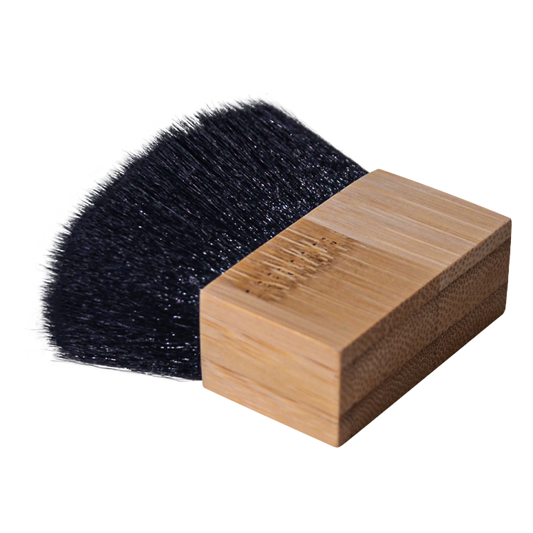 Flat Head High End Big Fan Natural Soft Compact Cosmetic Private Label Professional Makeup Brushes