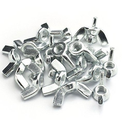 DIN315 Wing Nuts Zinc Plated Fasteners Parts Butterfly Nut M3 M4 M5 M6 M8 M10