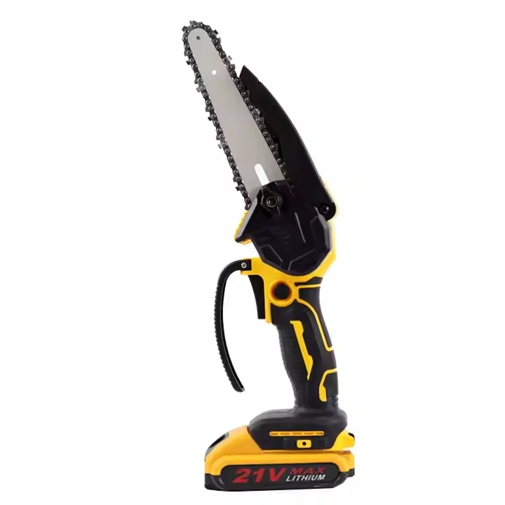 Мини-бензопила электрическая ручная, портативная