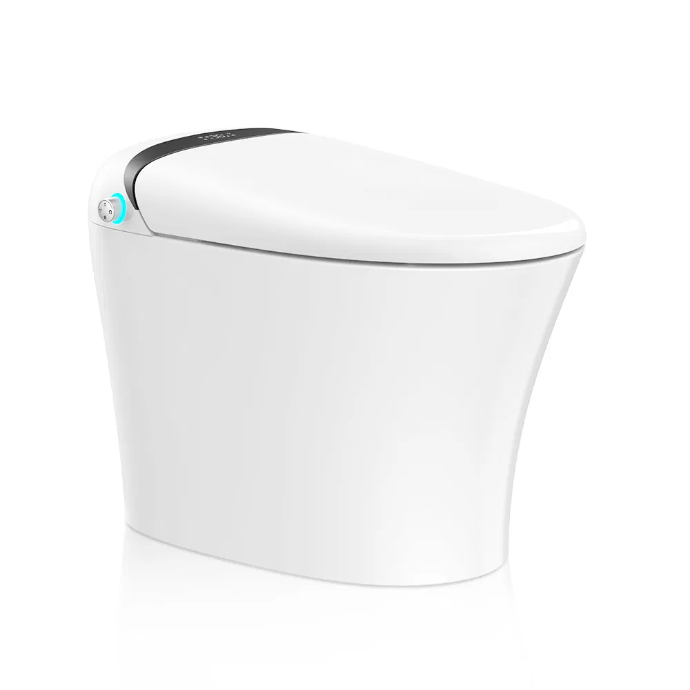 Modern Female Washing Flush Even Power off One Piece Smart Toilet