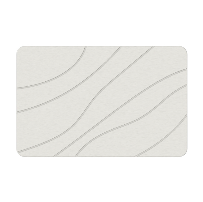 Custom Design Diatomaceous Earth Shower Mat Non Slip Instantly Removes Water Drying Fast Earth Bath Mat Easy to Clean