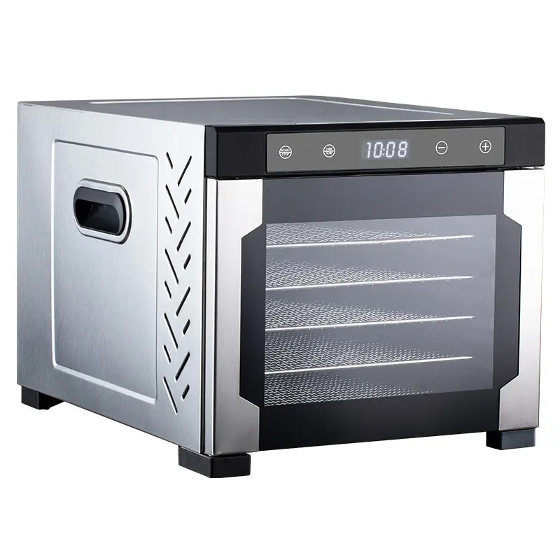 Home Stainless Steel 6 Tray Food Dehydrator Fruit and Vegetable Dryer Drying Machine