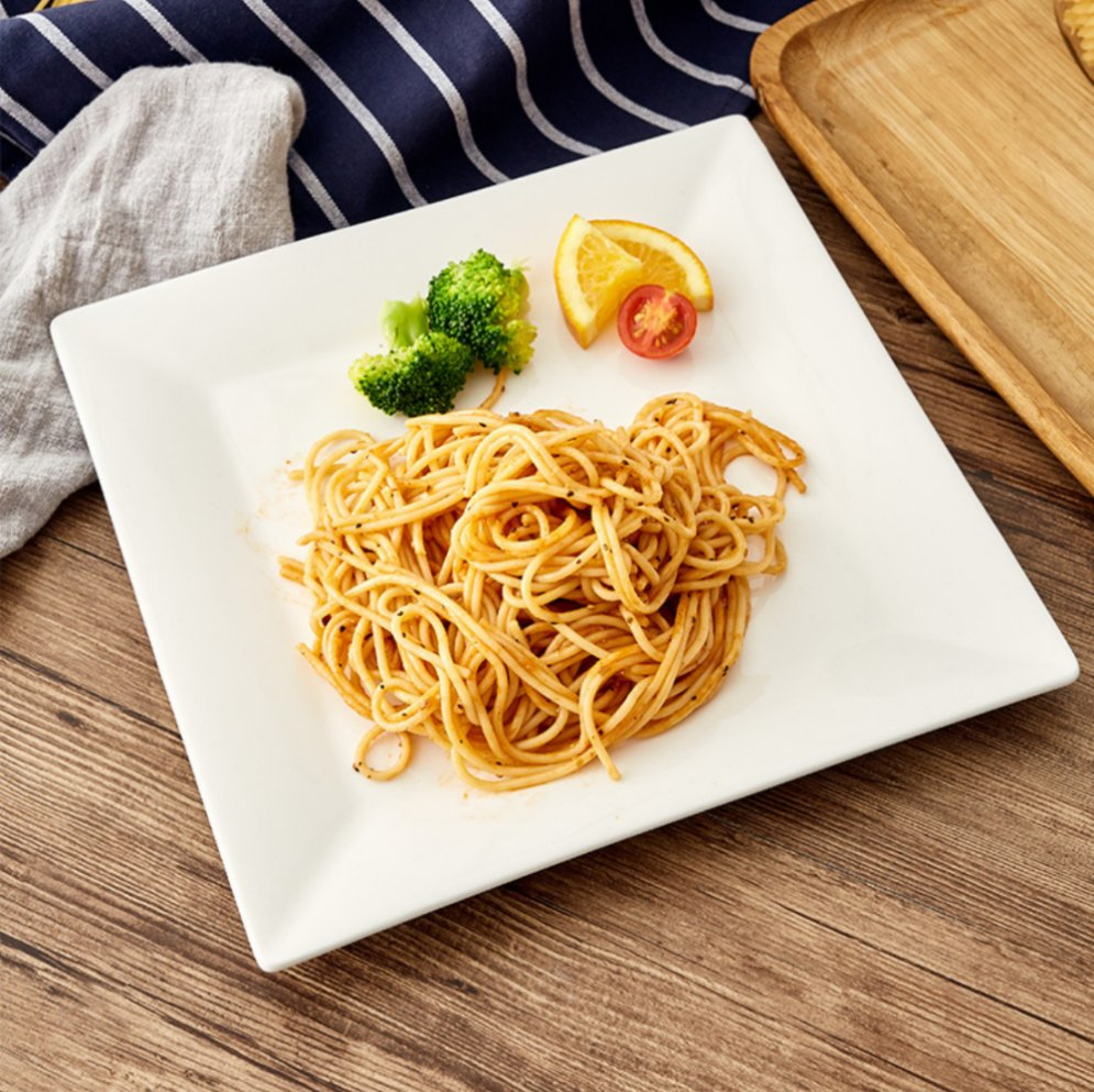 Colorful Ceramic Dinner Set Beige Color Charger Plate for Hotels Porcelain Dishes Stoneware Plates Dinnerware Set