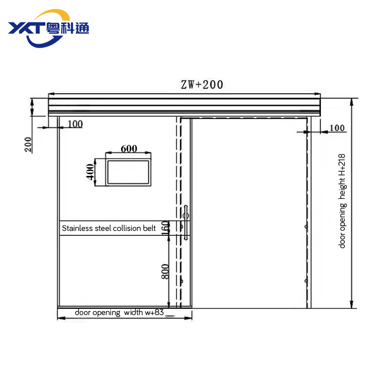 Medical Airtight Door Operating Room Electric Hospital Automatic Hermetic Sliding Door