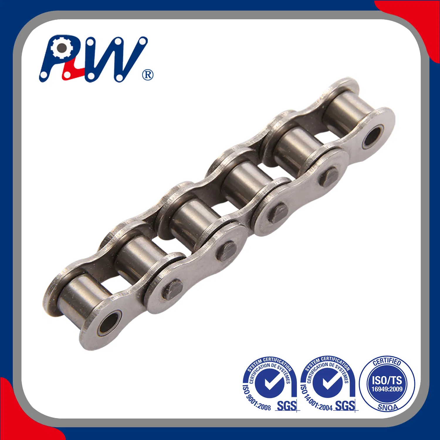 Made in China High Quality ISO/ANSI/DIN Standard Short Pitch Precision Stainless Steel Hardware Transmission Roller Chain (25SS/35SS/40SS) Industry Chain