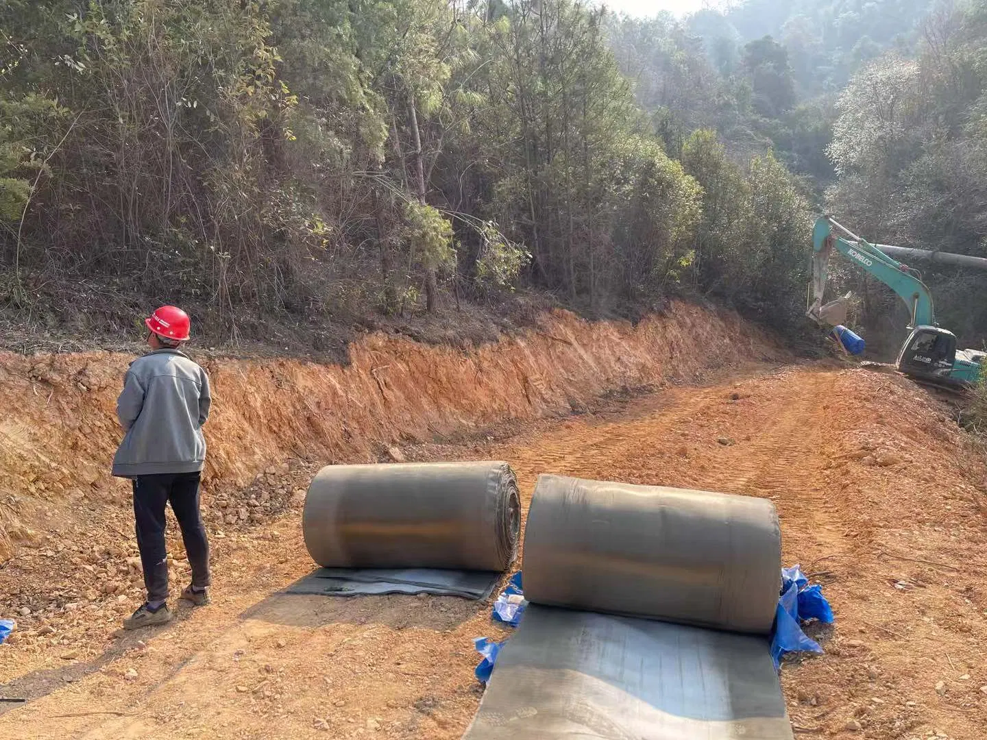 Geosynthetic Cement Revetment Mattress for Channel Slope