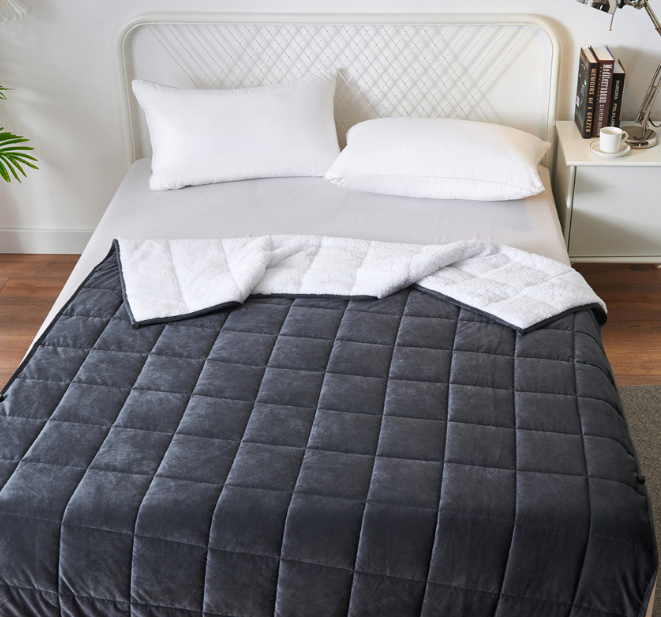 Gravity Blanket Gravity Blanket Ab Face Lamb Down Crystal Blanket