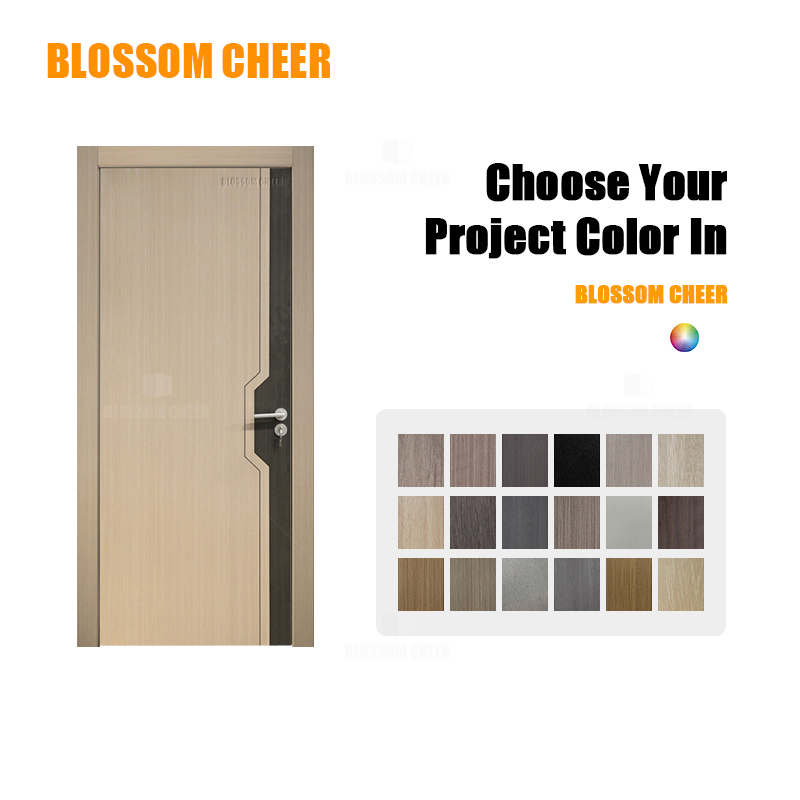 Elegant Carbon Crystal Swing Door for Modern Interiors