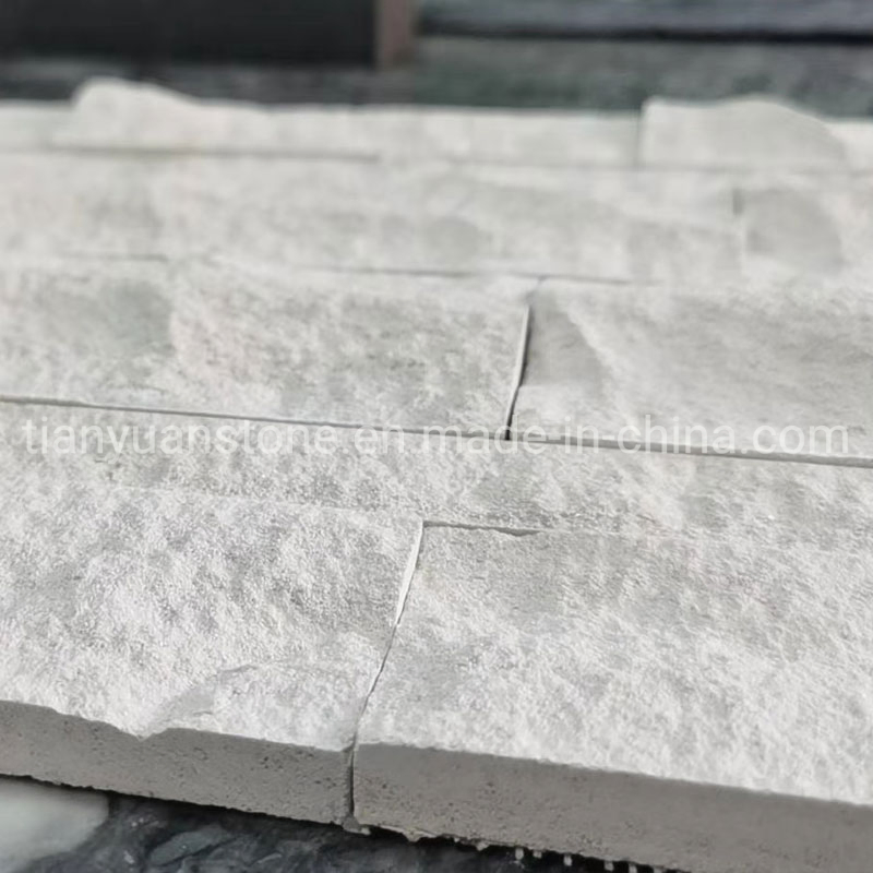 White Limestone Ledge Stone for Feature Wall