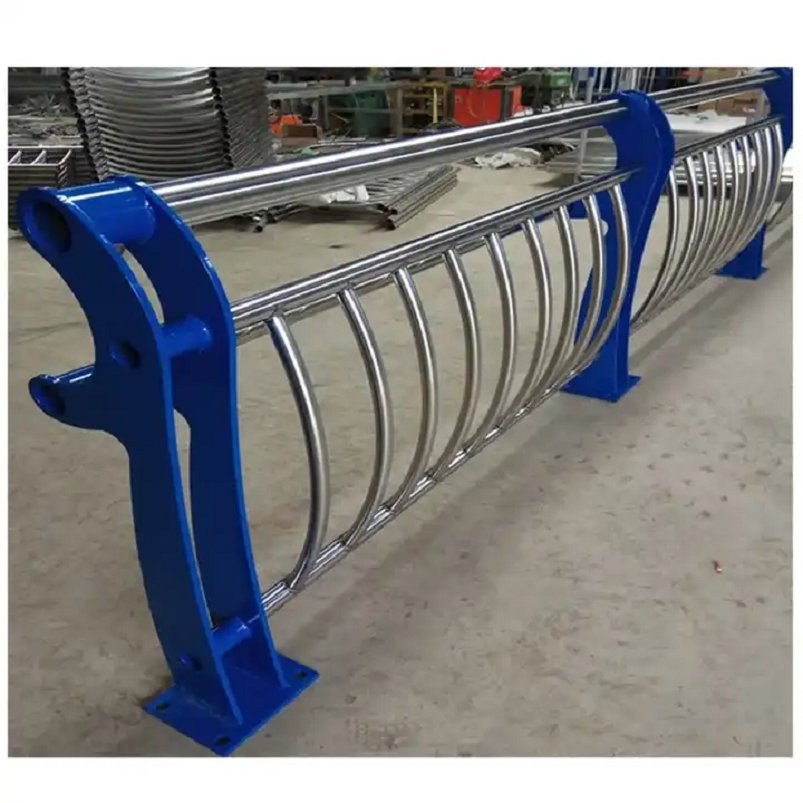 Stainless Steel Pipes Composite Steel Traffic Safety Barrier Bridge Crash Guardrail for Safety