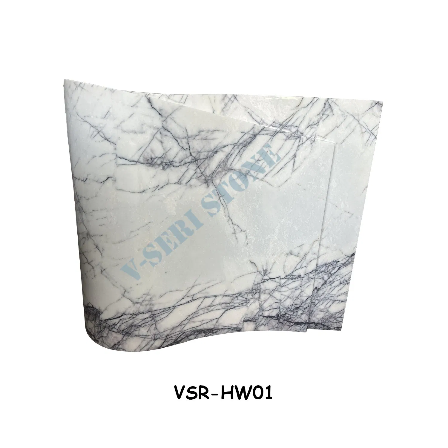 Modern Natural Stone Marble Irregular Shape Sink Countertop Washbasin for Bathroom