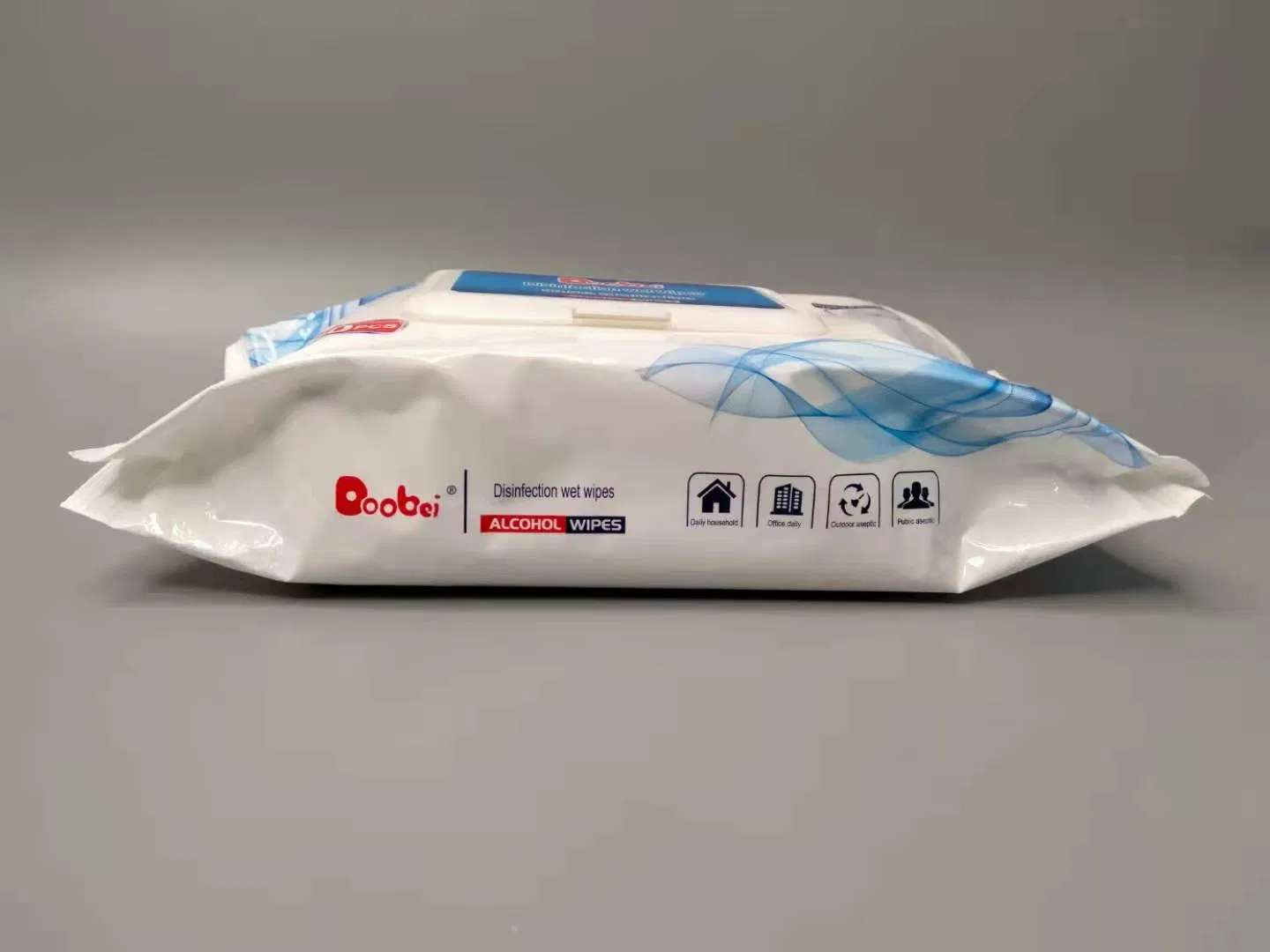 Non-Woven 80PCS Alcohol Wipes Disinfection Wet Wipes