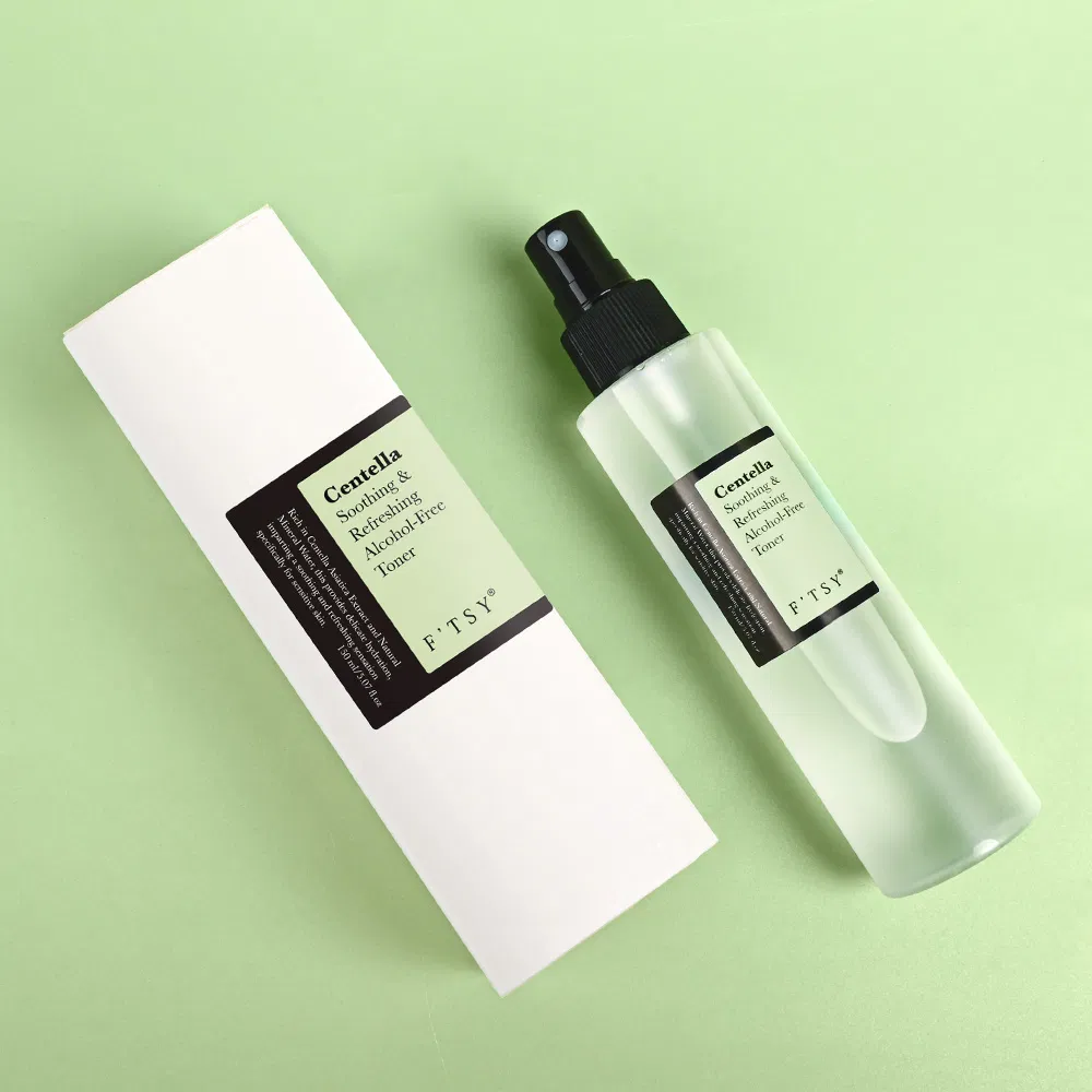 Factory Directly Price Anti Aging Centella Soothing Refreshing Alcohol-Free Toner Private Label