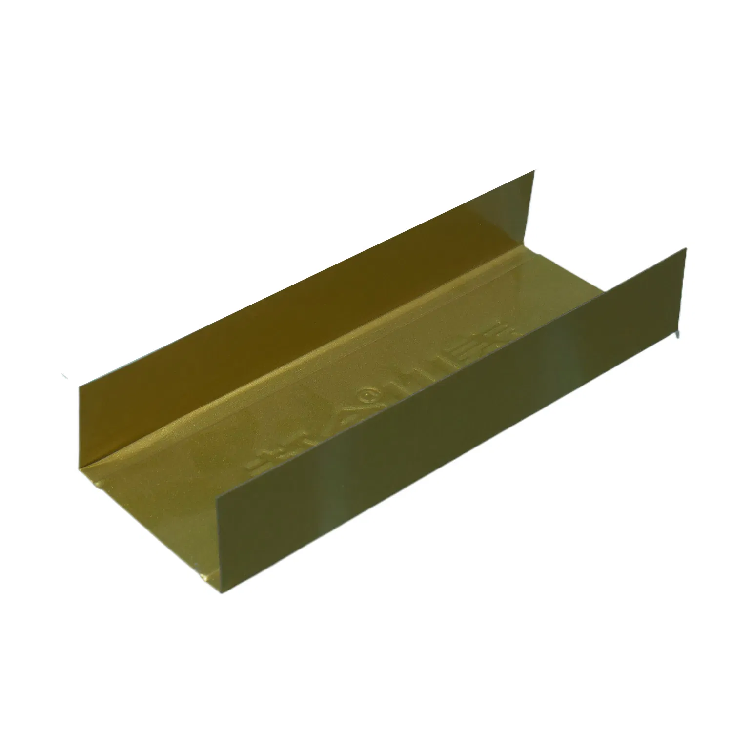 China Suppliers Profiles Building Frame Materials Factory Sale Galvanized Steel Drywall Metal Stud Track/Building Materials Galvanized Golden Furring