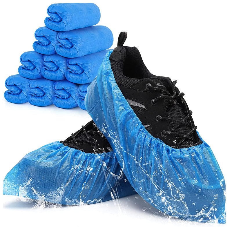 Disposable PE CPE Shoe Cover Waterproof Automatic Shoe Cover