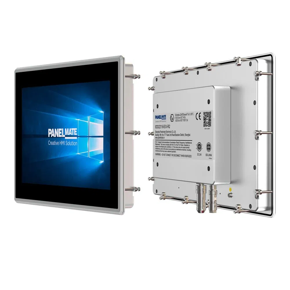 15.6 Inch Industrial Embedded Atex Explosion-Proof Control Panel Monitor Idd-Link4 IP65 Capacitive Touchscreen Monitor Atex-Ex LCD Display Factory Price