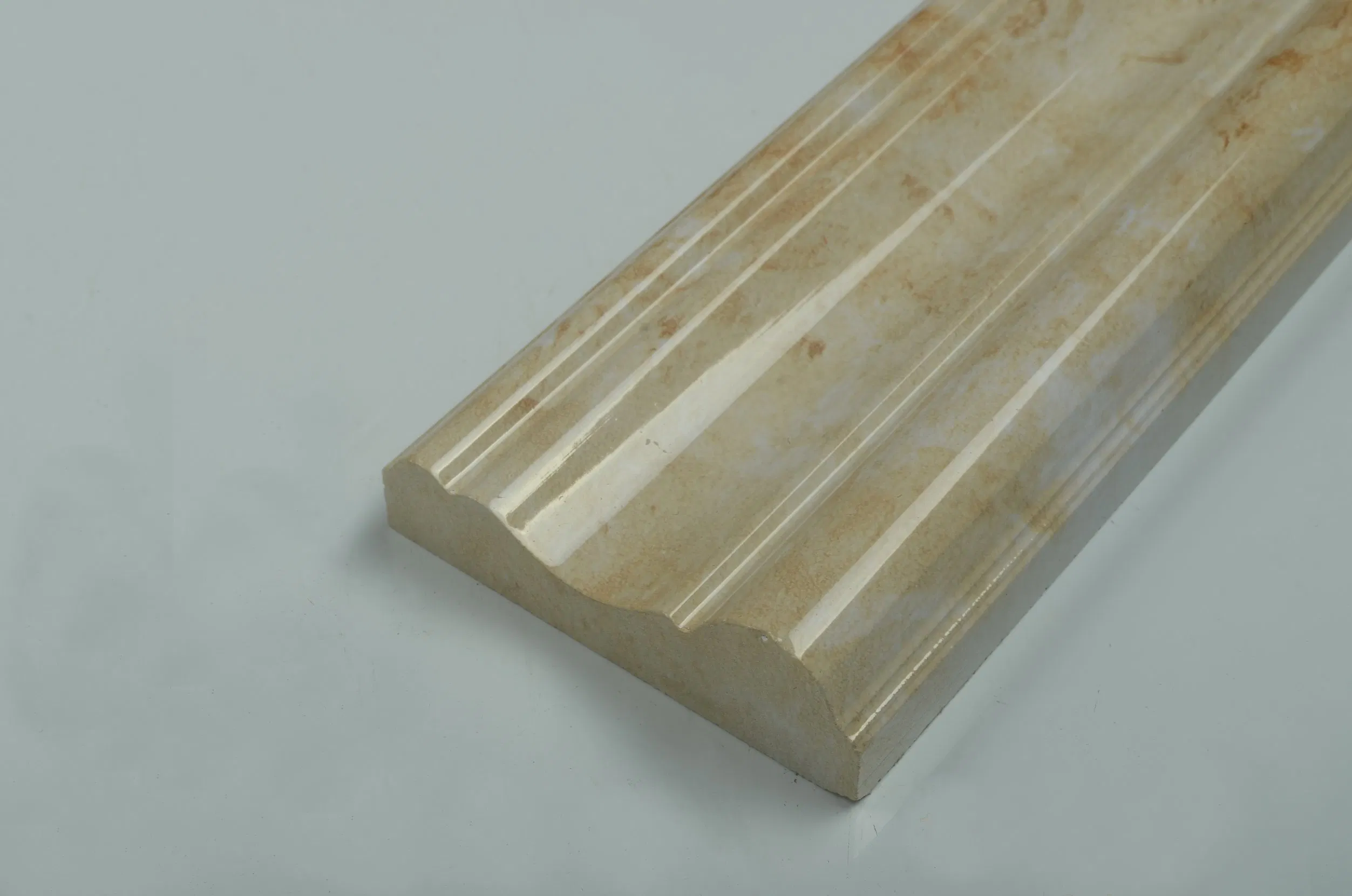 Wall Decoration White Line Stone Tile with 800*20~200mm