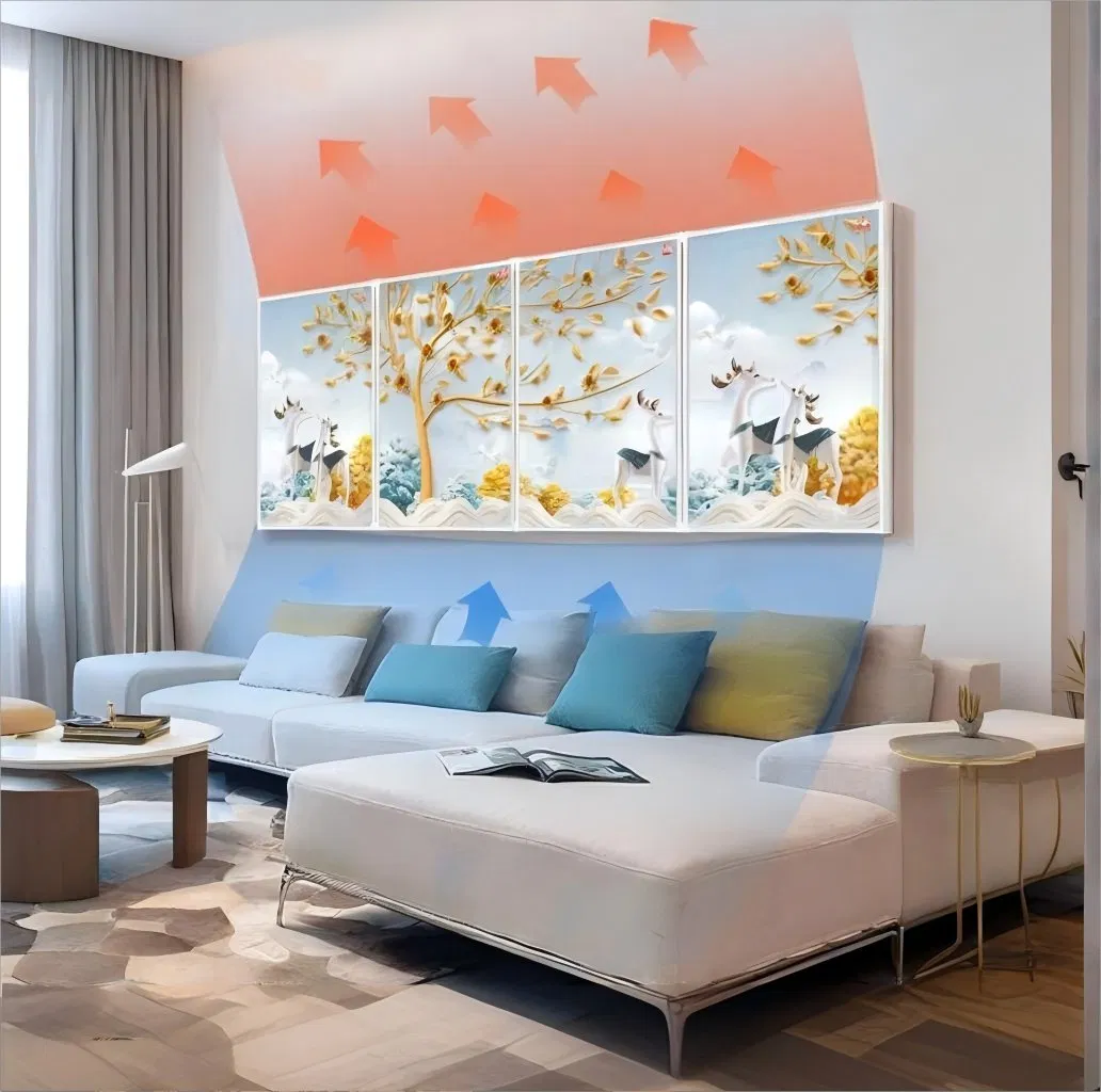 New Product Far Infrared Carbon Crystal Heating Panel Wall-Mounted Electric Radiant Heater