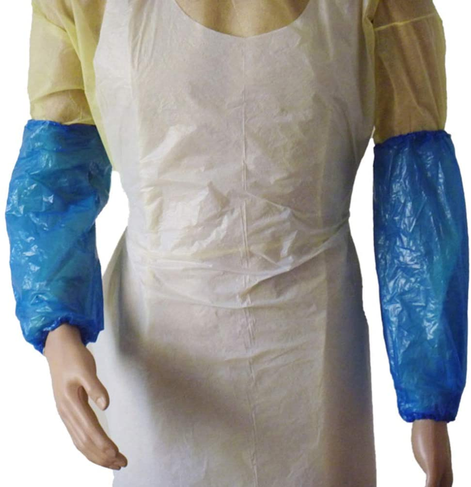 Disposable Colored PE/HDPE/LDPE Sleeve Cover Plastic Protective Arm Disposable Sleeve Covers