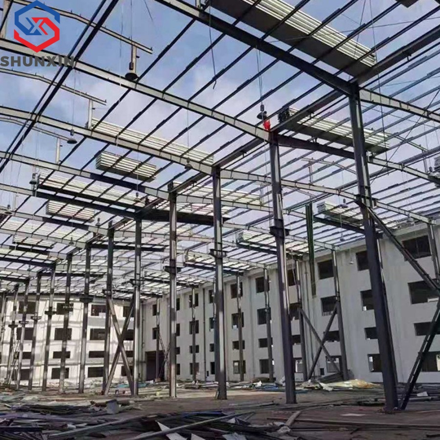 Prefabricated Hot-DIP Galvanized Steel Frame Warehouse Steel Structure Building Workshop Shed