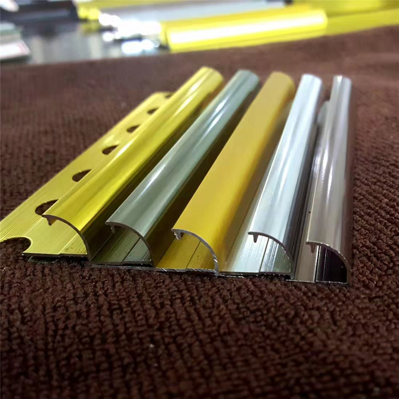 Stain Polish Tile Trim Profile for Aluminium Decoration Material with Customized Surface Treatment