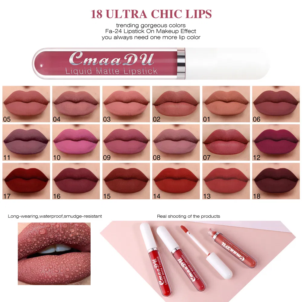 3 Pack of Long-Lasting Matte Lip Gloss for Daily Use