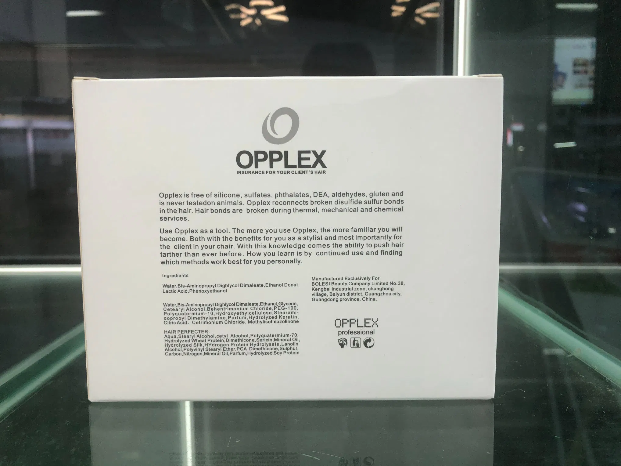 Hair Care Products Opplex Treatment Kit for Hair Color Dye and Bleaching