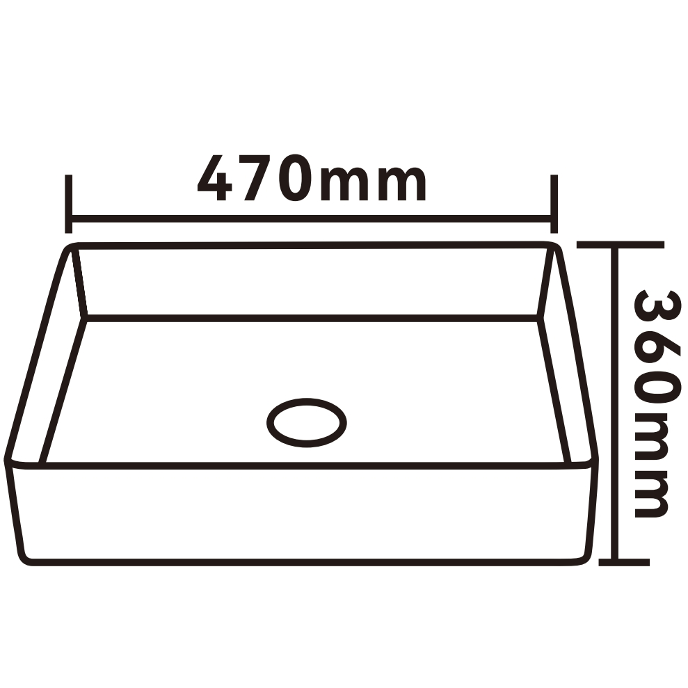 All-Match Luxury Rose Gold 304 Stainless Steel Above Counter Basin Household Sink