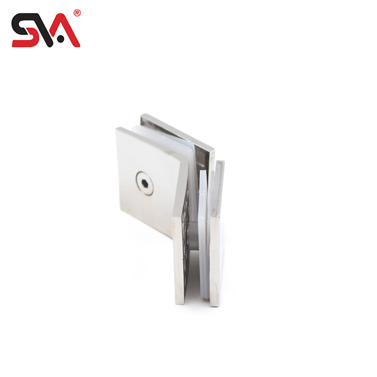 135 Degree stainless Steel Glass to Glass Bathroom Clamp