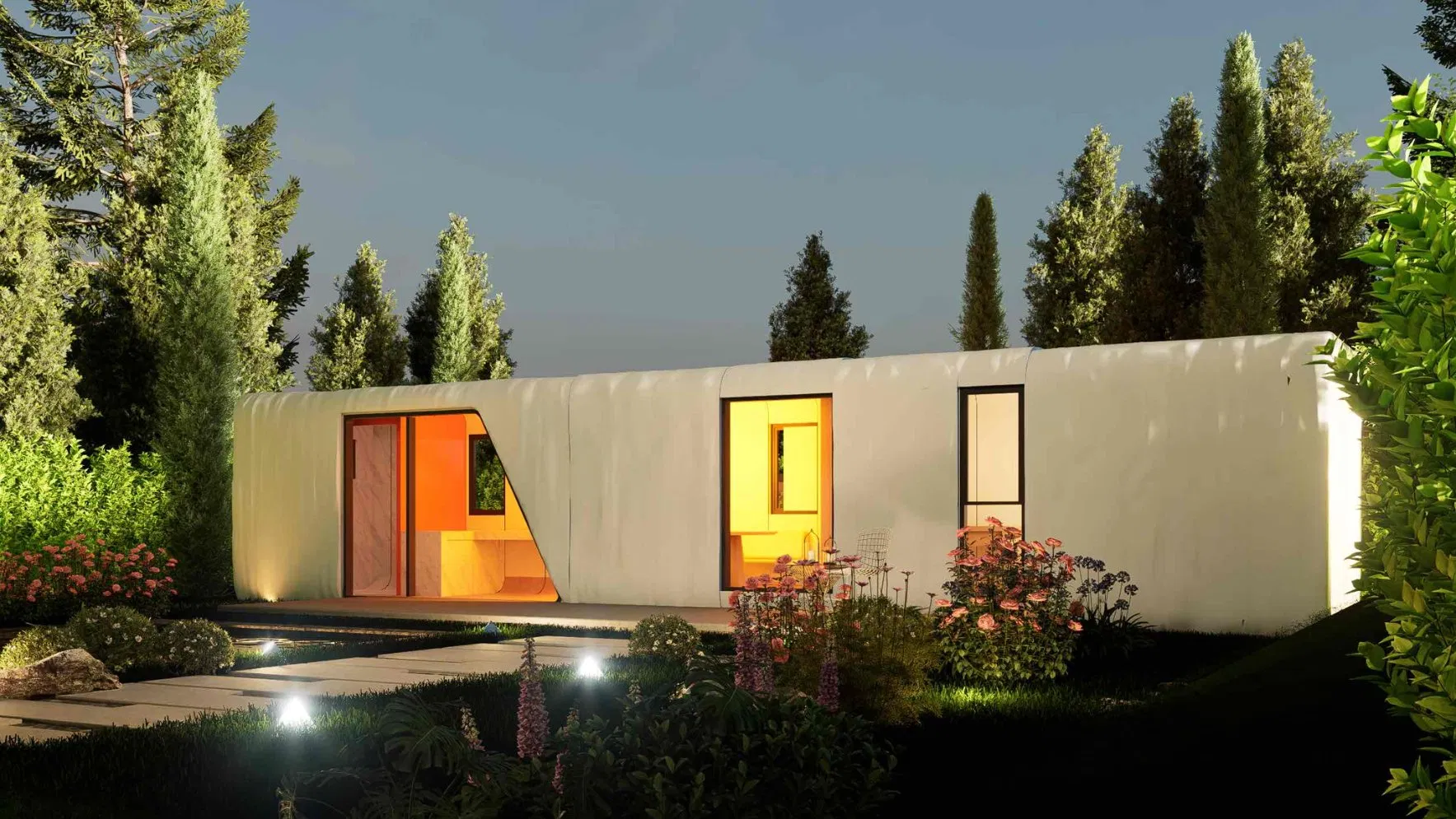 Mobile High Quality Multi-Functional Modern Prefab House Apple Cabin Container Home
