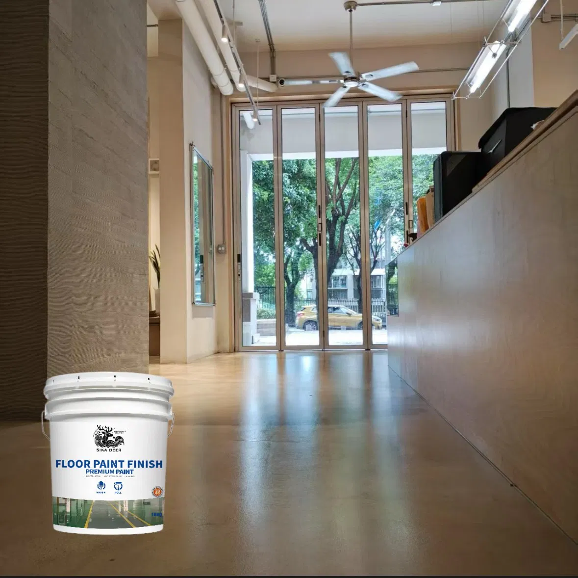 Floor Paint Finish Coating for Wear-Resistant High Hardness Floor Paint